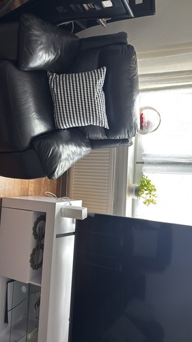 Faux leather single seat - leather, sofa