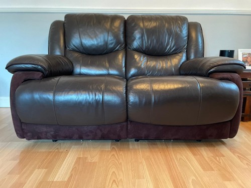 Seater leather recliner sofa - leather,