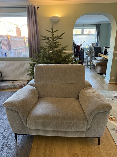 Grey single electric - grey, recliner
