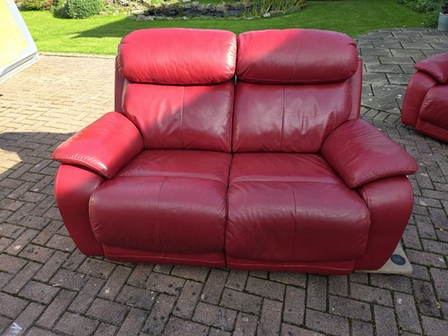 Dfs red leather - dfs, double